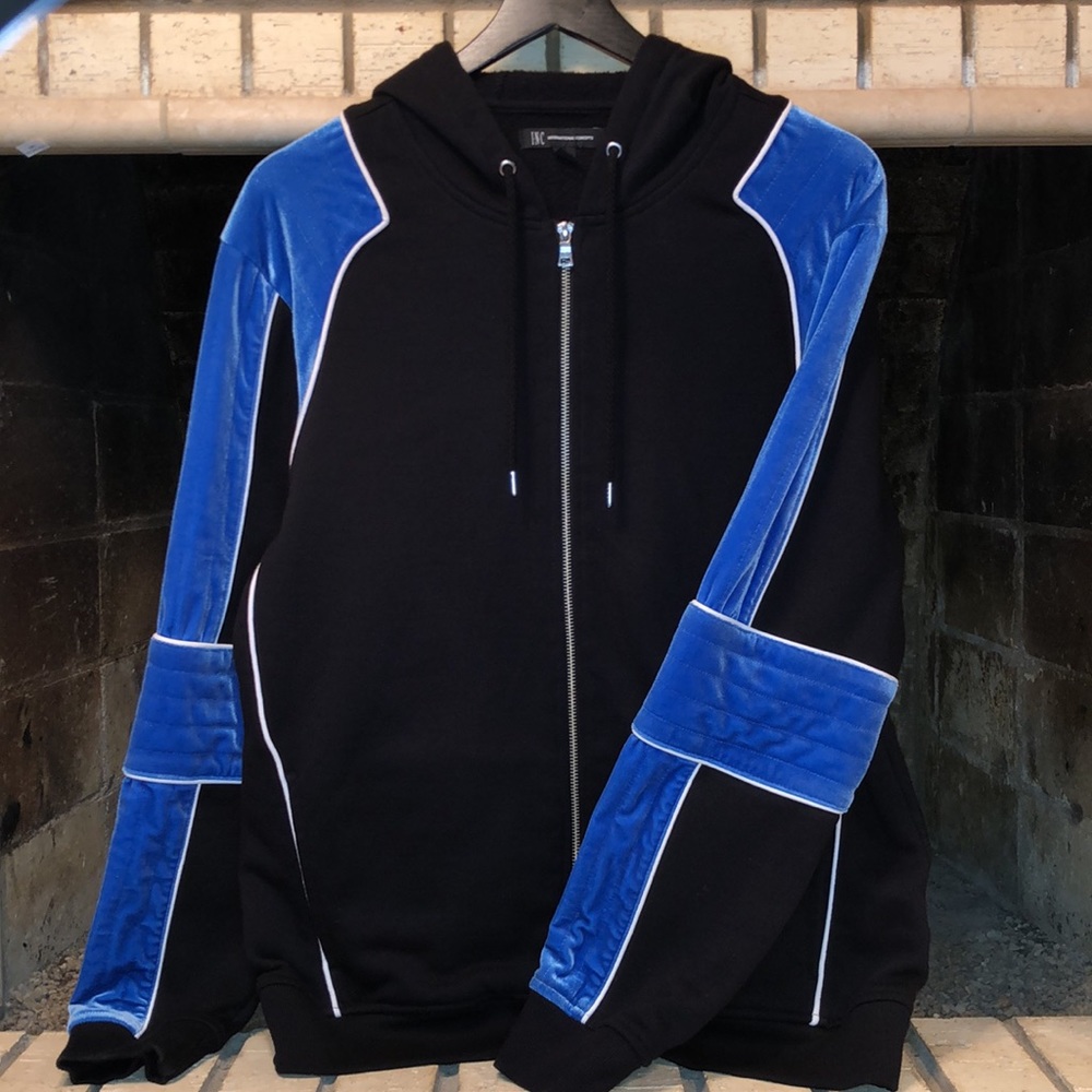 INC - Zip-up Hooded Sweatshirt